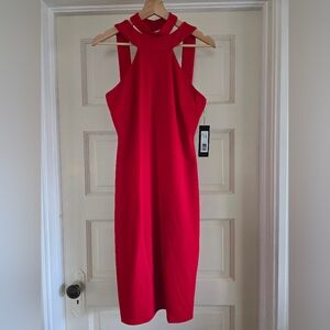 NEW Bebe Red Sleeveless Dress